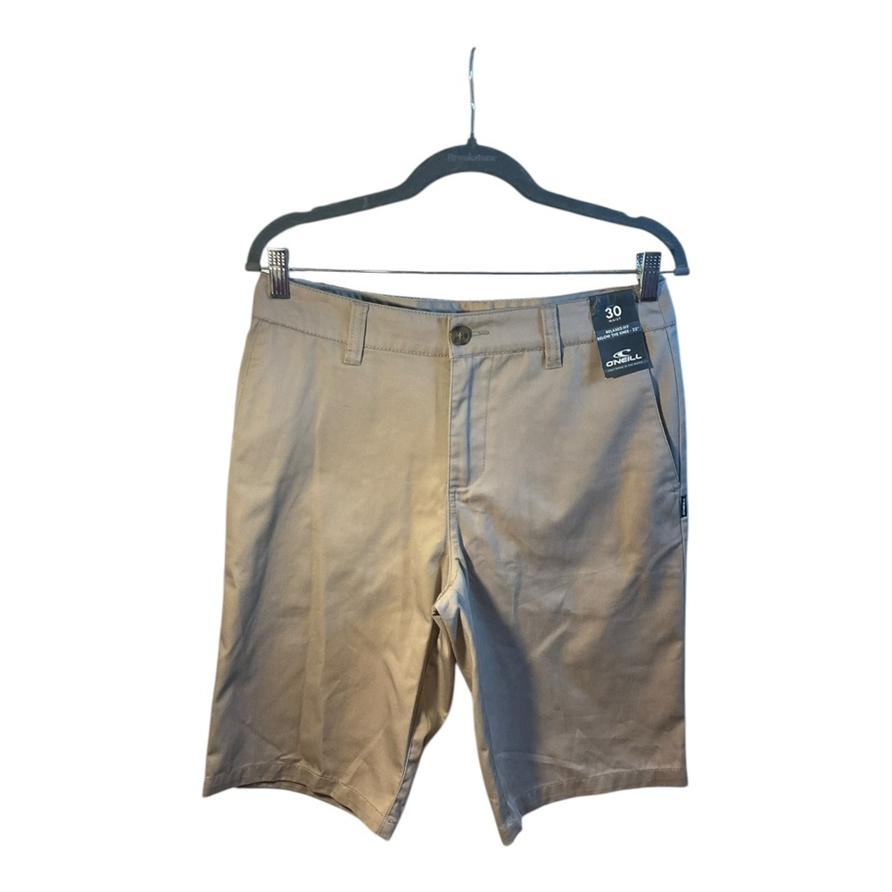 O'Neill Men’s Khaki Redwood Relaxed Fit  Chino Shorts Size 30